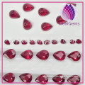 Top Quality Pear Cut Natural Ruby and Flawless ruby 5*7, 6*8 for Jewelry Gemstone